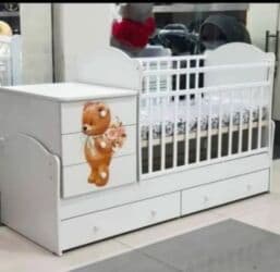 Детская кровать трансформер, Б/у, Другой тип, цвет - Белый at lalafo.kg Детская кровать трансформер, Б/у, Другой тип, цвет - Белый