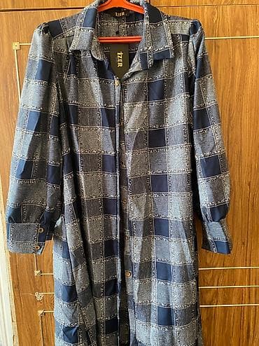 Повседневное платье, Осень-весна, Длинная модель, Платье-рубашка, L at lalafo.kg — 1 Повседневное платье, Осень-весна, Длинная модель, Платье-рубашка, L — 1