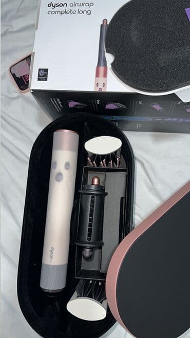 Мультистайлер Dyson, Титаново-керамическое, 190 - 210 °С, Для выпрямления, Круглая щетка, Насадка-спираль at lalafo.kg Мультистайлер Dyson, Титаново-керамическое, 190 - 210 °С, Для выпрямления, Круглая щетка, Насадка-спираль