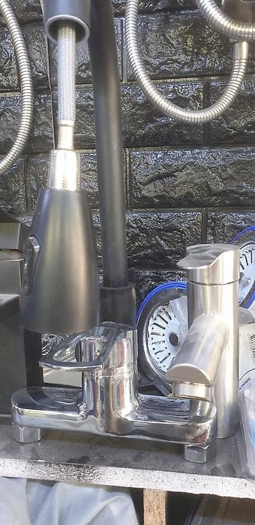 Суу аралаштыргычтар: Смеситель для ванной комнаты с высоким изливом в матовом черном цвете lalafo.kg да — 7 Суу аралаштыргычтар: Смеситель для ванной комнаты с высоким изливом в матовом черном цвете — 7