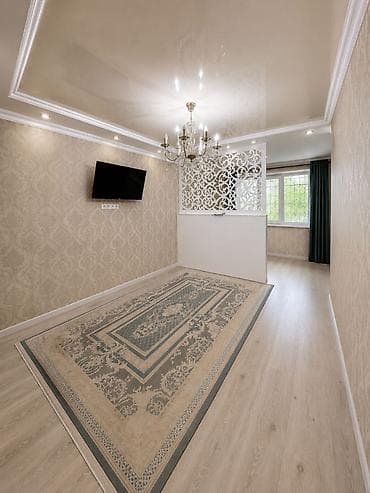 2 бөлмө, 44 м², 104-серия, 1 кабат, Евроремонт lalafo.kg да 2 бөлмө, 44 м², 104-серия, 1 кабат, Евроремонт