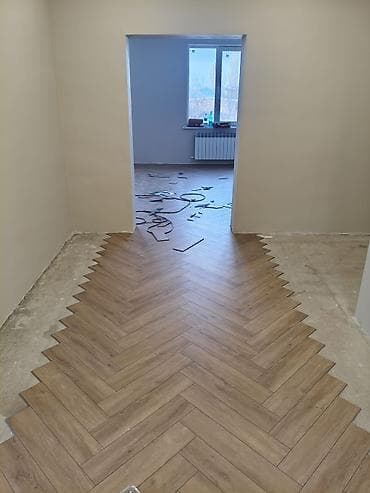 Пол иштери: Пол төшөө, Пол плинтустарын монтаждоо, Полду стяжкалоо | Кварц-винил, Ковролин, Паркет тактасы 6 жылдан ашык тажрыйба lalafo.kg да — 7 Пол иштери: Пол төшөө, Пол плинтустарын монтаждоо, Полду стяжкалоо | Кварц-винил, Ковролин, Паркет тактасы 6 жылдан ашык тажрыйба — 7