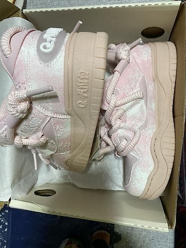 Кроссовки, 36, GANNI, Новый, цвет - Розовый, Самовывоз at lalafo.kg Кроссовки, 36, GANNI, Новый, цвет - Розовый, Самовывоз