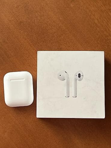 Беспроводные вкладыши наушники, Apple, Airpods 2, Б/у at lalafo.kg Беспроводные вкладыши наушники, Apple, Airpods 2, Б/у