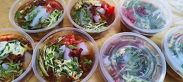 пицца жумуш: Обеды на вынос.
Вкусно, сытно!
подберём меню лично для Вас! lalafo.kg да — 4 пицца жумуш: Обеды на вынос.
Вкусно, сытно!
подберём меню лично для Вас! — 4