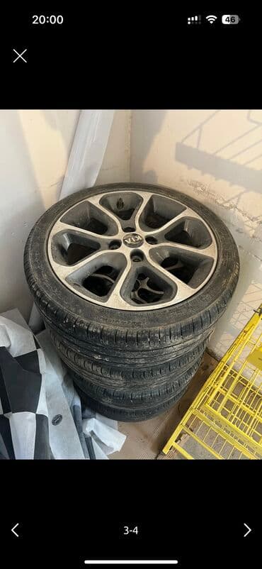 Колеса в сборе 195 / 45 / R 16, Лето, Комплект, Легковые, отверстий - 4 at lalafo.kg Колеса в сборе 195 / 45 / R 16, Лето, Комплект, Легковые, отверстий - 4