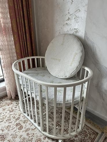 Кроватка трансформер с двумя матрасами at lalafo.kg — 2 Кроватка трансформер с двумя матрасами — 2