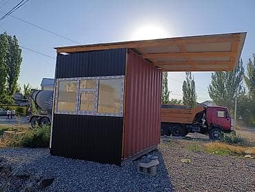 Модульный киоск/павильон на базе металлического контейнера - Каркас at lalafo.kg Модульный киоск/павильон на базе металлического контейнера - Каркас