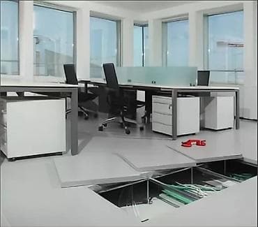 Жасалма пол: Фальшпол (raised access floor) — качественный, готов к монтажу lalafo.kg да — 1 Жасалма пол: Фальшпол (raised access floor) — качественный, готов к монтажу — 1