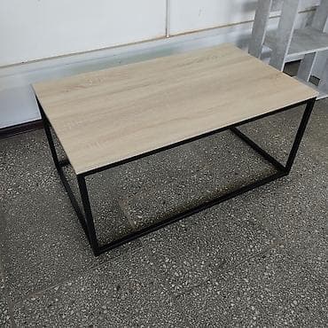 Лофт журнальный стол 100х60х45 дуб сонома Эмерек 312 Мебель Стол at lalafo.kg Лофт журнальный стол 100х60х45 дуб сонома Эмерек 312 Мебель Стол