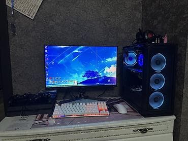 Игровой ПК с подсветкой + периферия Состав: - монитор чистых 180гц lalafo.kg да Игровой ПК с подсветкой + периферия Состав: - монитор чистых 180гц
