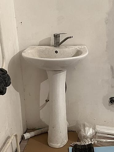 Ванна үчүн раковиналар: Ванна үчүн раковина, Сүйрү формасы, Материалы: Керамика lalafo.kg да — 2 Ванна үчүн раковиналар: Ванна үчүн раковина, Сүйрү формасы, Материалы: Керамика — 2