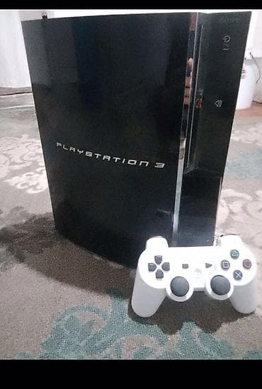 Игровая консоль Sony PlayStation 3 (толстая версия “Fat”) в глянцевом at lalafo.kg Игровая консоль Sony PlayStation 3 (толстая версия “Fat”) в глянцевом