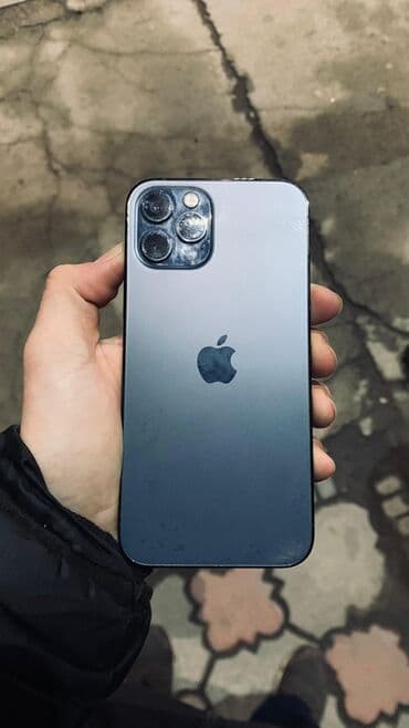 IPhone 12 Pro, Б/у, 256 ГБ, Pacific Blue, Зарядное устройство, 95 % at lalafo.kg IPhone 12 Pro, Б/у, 256 ГБ, Pacific Blue, Зарядное устройство, 95 %
