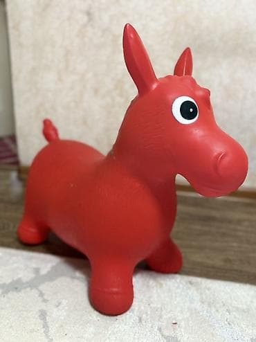 Прыгун-ослик для детей - Яркий надувной прыгун в форме ослика, цвет at lalafo.kg Прыгун-ослик для детей - Яркий надувной прыгун в форме ослика, цвет