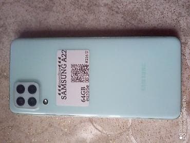 Samsung Galaxy A22, 64 ГБ, цвет - Зеленый, 2 SIM at lalafo.kg Samsung Galaxy A22, 64 ГБ, цвет - Зеленый, 2 SIM