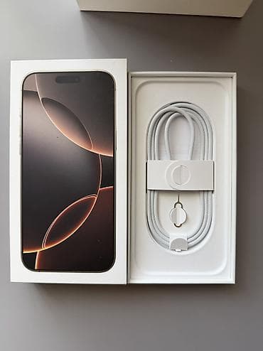 IPhone 16 Pro Max, Б/у, 256 ГБ, Desert Titanium, Зарядное устройство, Защитное стекло, Чехол, 96 % at lalafo.kg — 2 IPhone 16 Pro Max, Б/у, 256 ГБ, Desert Titanium, Зарядное устройство, Защитное стекло, Чехол, 96 % — 2