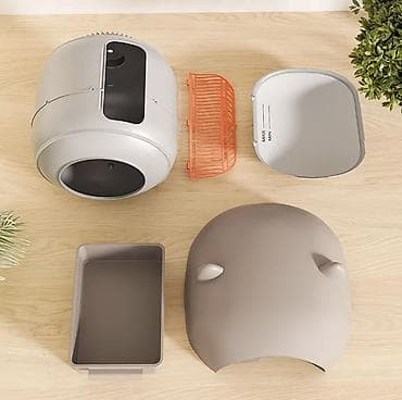 Үй үчүн биодааратканалар: Автоматический закрытый лоток для кошек с самоочисткой - Тип: умный lalafo.kg да — 5 Үй үчүн биодааратканалар: Автоматический закрытый лоток для кошек с самоочисткой - Тип: умный — 5