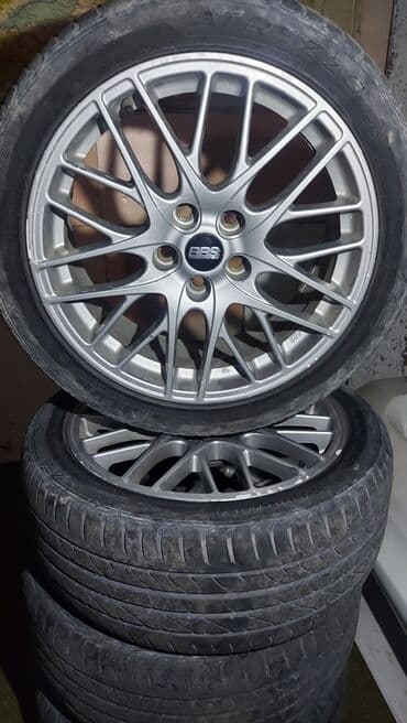 Колеса в сборе 235 / 45 / R 18, Лето, Комплект, Легковые, Литые, отверстий - 5 at lalafo.kg Колеса в сборе 235 / 45 / R 18, Лето, Комплект, Легковые, Литые, отверстий - 5