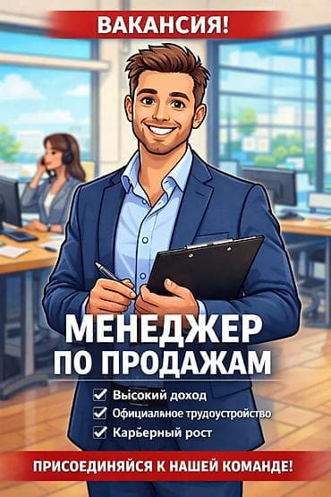 Менеджер по продажам, Без опыта, Мужчина at lalafo.kg — 1 Менеджер по продажам, Без опыта, Мужчина — 1