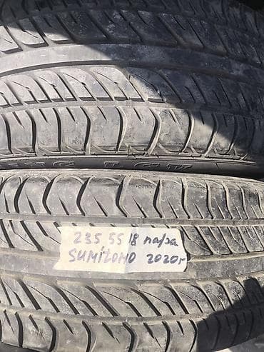235/55/18 Летние шины Sumitomo, размер 235/55 R18. На фото указано at lalafo.kg 235/55/18 Летние шины Sumitomo, размер 235/55 R18. На фото указано