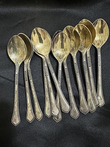 Новые мельхиоровые ложки кофейные at lalafo.kg Новые мельхиоровые ложки кофейные