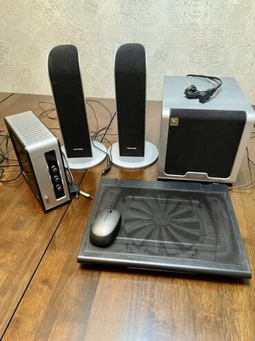 Акустическая система Microlab 2.1 + аксессуары Состав набора: - at lalafo.kg Акустическая система Microlab 2.1 + аксессуары Состав набора: -