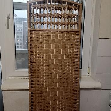 Жабуулар, бөлгүчтөр: Ширма, бөлгүч Материалы: Ротанг, Секция саны: 4, Токулган буюм, Салон үчүн lalafo.kg да — 1 Жабуулар, бөлгүчтөр: Ширма, бөлгүч Материалы: Ротанг, Секция саны: 4, Токулган буюм, Салон үчүн — 1