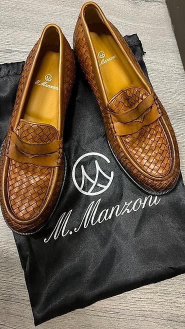 Мужские туфли, 40, Новый, цвет - Коричневый at lalafo.kg Мужские туфли, 40, Новый, цвет - Коричневый