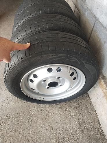 Дөңгөлөктөр монтажда 155 / 70 / R 13, Жай, Колдонулган, Комплект, Жеңил унаалар, Темир, тешиктери - 4 lalafo.kg да Дөңгөлөктөр монтажда 155 / 70 / R 13, Жай, Колдонулган, Комплект, Жеңил унаалар, Темир, тешиктери - 4