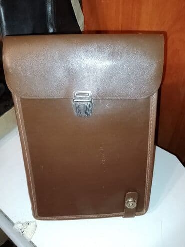 Портфель‑органайзер советского образца (кожа/кожзам, коричневый) at lalafo.kg Портфель‑органайзер советского образца (кожа/кожзам, коричневый)