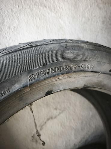 Летние шины 215/50 R17 91V. - Размер: 215/50 R17 - Индекс нагрузки at lalafo.kg Летние шины 215/50 R17 91V. - Размер: 215/50 R17 - Индекс нагрузки