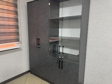Офис шкафтары: Кеңсе эмереги комплекти, Колдонулган, ДСП, Өзү алып кетүү, түсү - Боз lalafo.kg да — 1 Офис шкафтары: Кеңсе эмереги комплекти, Колдонулган, ДСП, Өзү алып кетүү, түсү - Боз — 1
