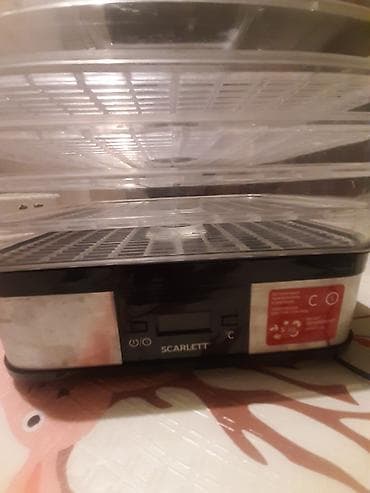 Сушилка для фруктов, ягод, овощей и зелени Scarlett. Можно до 5 кг at lalafo.kg Сушилка для фруктов, ягод, овощей и зелени Scarlett. Можно до 5 кг