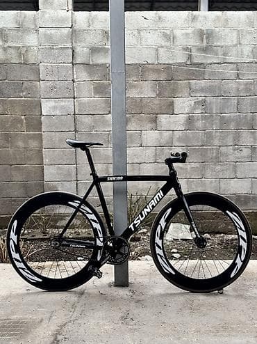 Шоссейный велосипед, Tsunami, Рама M (156 - 178 см), Б/у at lalafo.kg Шоссейный велосипед, Tsunami, Рама M (156 - 178 см), Б/у