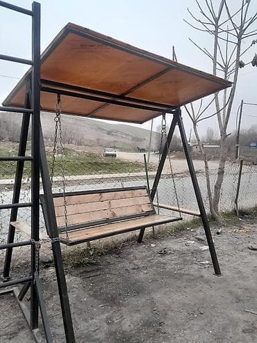 Бакча столдору: Бакча селкинчеги Металл, Жөлөнгүчү менен, Чатыры менен lalafo.kg да — 1 Бакча столдору: Бакча селкинчеги Металл, Жөлөнгүчү менен, Чатыры менен — 1