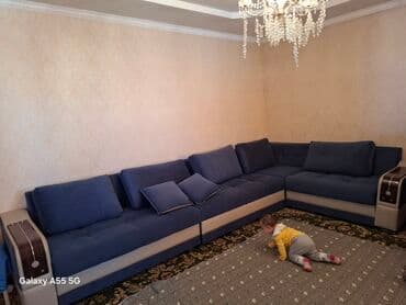 Бурчу бар диван, Жастыктар менен lalafo.kg да — 5 Бурчу бар диван, Жастыктар менен — 5