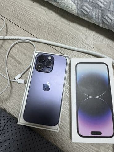 IPhone 14 Pro, Deep Purple, Коробка at lalafo.kg IPhone 14 Pro, Deep Purple, Коробка