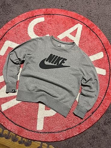 Мужская толстовка, M, Nike, Б/у, цвет - Серый, Самовывоз, Бесплатная доставка, Платная доставка at lalafo.kg Мужская толстовка, M, Nike, Б/у, цвет - Серый, Самовывоз, Бесплатная доставка, Платная доставка