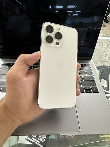 IPhone 13 Pro, Б/у, 256 ГБ, Белый, Защитное стекло, Чехол, 77 % at lalafo.kg IPhone 13 Pro, Б/у, 256 ГБ, Белый, Защитное стекло, Чехол, 77 %