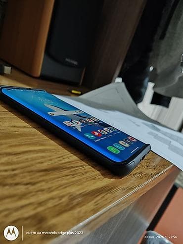 Motorola Edge+, Б/у, 256 ГБ, цвет - Черный, 1 SIM at lalafo.kg Motorola Edge+, Б/у, 256 ГБ, цвет - Черный, 1 SIM