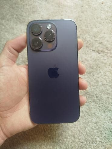 IPhone 14 Pro, Б/у, 256 ГБ, Deep Purple, 86 % at lalafo.kg IPhone 14 Pro, Б/у, 256 ГБ, Deep Purple, 86 %