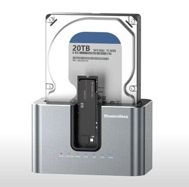 Док-станция Blueendless HD01N для накопителей: универсальный клонер и at lalafo.kg Док-станция Blueendless HD01N для накопителей: универсальный клонер и