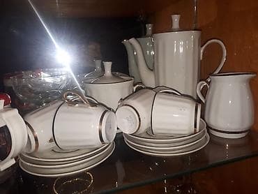 Кофейный сервиз. НОВЫЙ!!! СССР, Подснежник. Фарфор 15 предметов at lalafo.kg Кофейный сервиз. НОВЫЙ!!! СССР, Подснежник. Фарфор 15 предметов