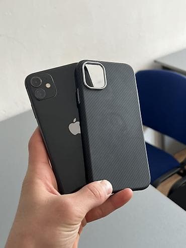 IPhone 11, Новый, 128 ГБ, Черный, Чехол, 80 % at lalafo.kg IPhone 11, Новый, 128 ГБ, Черный, Чехол, 80 %