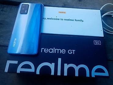 Realme GT 5G, Б/у, 128 ГБ, цвет - Синий, 2 SIM at lalafo.kg Realme GT 5G, Б/у, 128 ГБ, цвет - Синий, 2 SIM