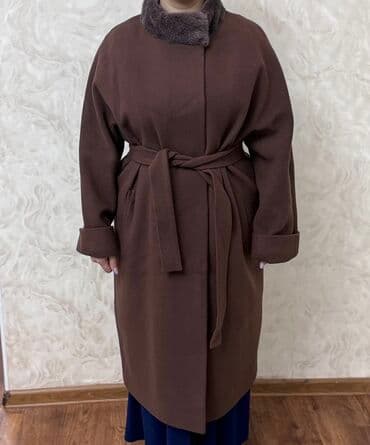 Продается женское кашемировое пальто 46 размер Турецкий договор at lalafo.kg Продается женское кашемировое пальто 46 размер Турецкий договор
