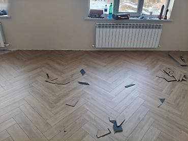 Пол иштери: Пол төшөө, Пол плинтустарын монтаждоо, Полду стяжкалоо | Кварц-винил, Ковролин, Паркет тактасы 6 жылдан ашык тажрыйба lalafo.kg да — 4 Пол иштери: Пол төшөө, Пол плинтустарын монтаждоо, Полду стяжкалоо | Кварц-винил, Ковролин, Паркет тактасы 6 жылдан ашык тажрыйба — 4