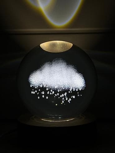 Светильник-ночник «Хрустальный Шар» выполнен из экологичных материалов at lalafo.kg Светильник-ночник «Хрустальный Шар» выполнен из экологичных материалов