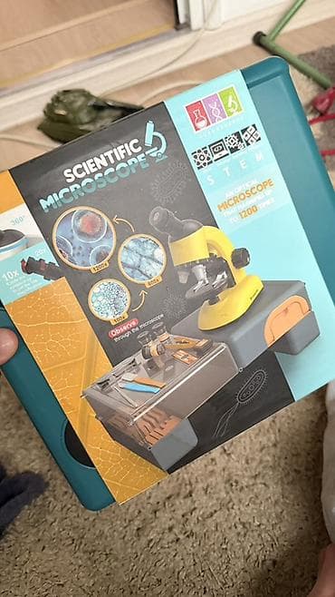 Детский учебный набор: оптический микроскоп Scientific Microscope lalafo.kg да Детский учебный набор: оптический микроскоп Scientific Microscope